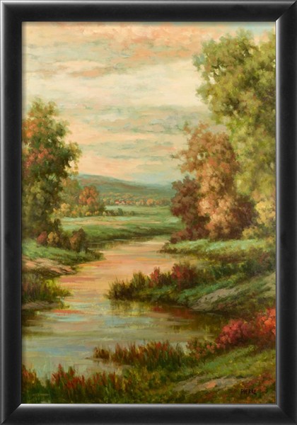 Lac d Avignon - Pierre-Auguste Renoir painting on canvas